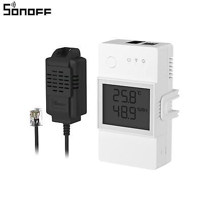 SONOFF TH Elite Smart Temperature amp; Humidity Monitoring Switch with THS01 Sensor C $13.29
