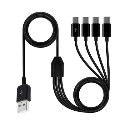 #ad 4 in 1 Multiple Ports USB Fast Cord with 4 Type Connector $9.62