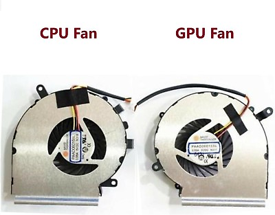 #ad New MSI GP62 GP72 CPU GPU Cooling Fan N302 N303 N317 N318 N366 N371 N402 N403 C $39.99