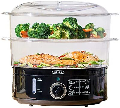 #ad Electric Food Steamer Cooker Healthy Vegetable Steaming Pot Stackable Baskets $45.57