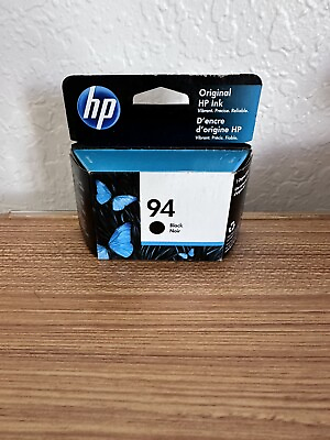 #ad HP 94 Ink Cartridge Black C8765WN Exp April 2021 NEW SEALED BOX $15.99