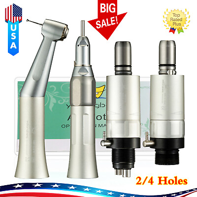 #ad NSK Style Dental Slow Low Speed Handpiece Contra Angle Straight Air Motor FX YX $16.90