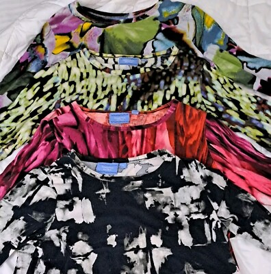 #ad Simply Vera Wang Shirts Lot 4 Lxl amp;Pl Classicore Comfort Everyday Pheobe Buffay $45.00