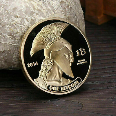 #ad Collection Physical Plated Titan Commemorative Coin BTC Bitcoin Collectible Hot $7.22
