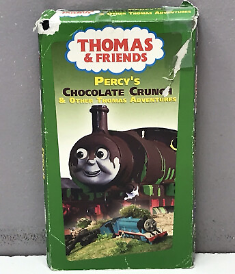 #ad Thomas Tank Engine Percy Chocolate Crunch VHS Video Tape Train BUY 2 GET 1 FREE $8.99