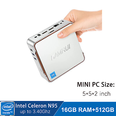#ad KAMRUI 4K Mini PC Intel 12th Process 16GB RAM512GB SSD 5G WIFI BT4.2 Windows 11 $130.99