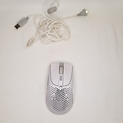 #ad PARTS Glorious Model O2 Wireless Gaming Mouse Ultralight w RGB Matte White $27.00
