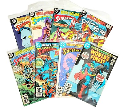 #ad DC Worlds Finest Comics Superman Batman 198Os Run #283 287 295 303 306 312 VF $19.95