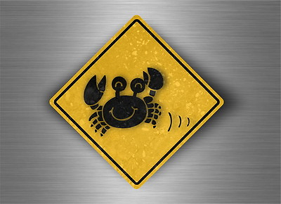 #ad Sticker Panel Route Attention Crabs Crab $2.92