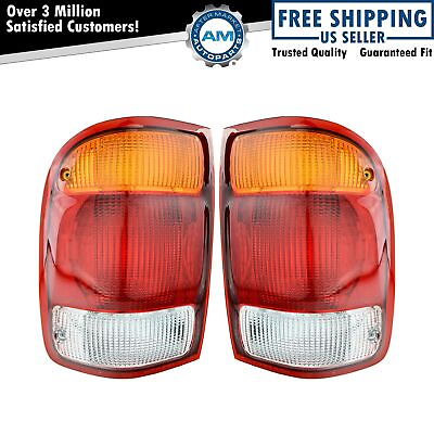 #ad Tail Lights Taillamps Left amp; Right Pair Set For 98 99 Ford Ranger Pickup Truck $66.98