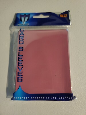 Solid Sleeves 50ct Pink Max Protection Max Protection GAMING SUPPLY NEW $30.00