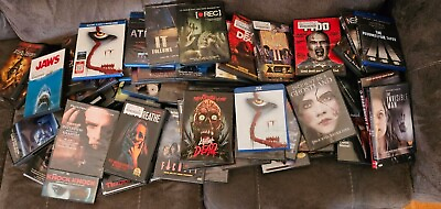 #ad LOTS OF HORROR DVD amp; blu ray WITH CASES SAVE WHEN YOU BUY MORE $16.25