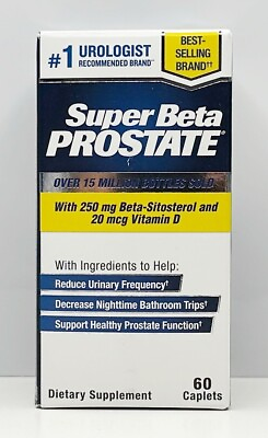 #ad New Vitality Super Beta Prostate Urinary Health Supplement 60 Caplets 03 2026 $17.95