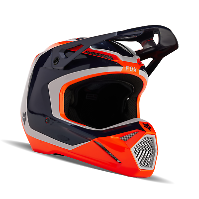 #ad New Fox Racing Youth V1 Nitro Helmet Flo Orange Youth Large 31400 824 YL $199.95
