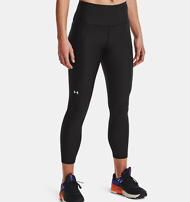 #ad Womens UA Ladies Under Armour Leggings Waistband Ankle Pants No Slip New $25.70