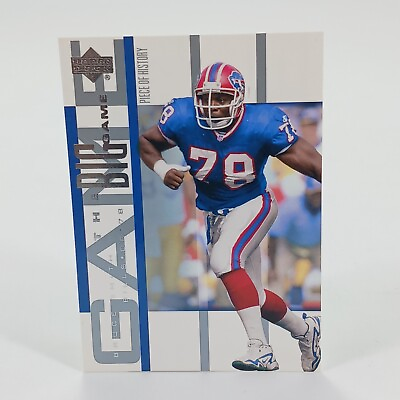 #ad 2002 UD Piece of History The Big Game #BG7 Bruce Smith $1.99