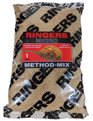 #ad 4kg Bag Ringers Micro Method Mix Groundbait inc Pellets Carp PVA Feeder Fishing. GBP 19.95