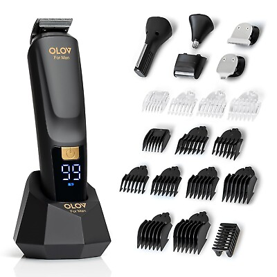 #ad Beard Trimmer All in One Mens Grooming Kit with Trimmer for Beard Nose Bod... $77.09