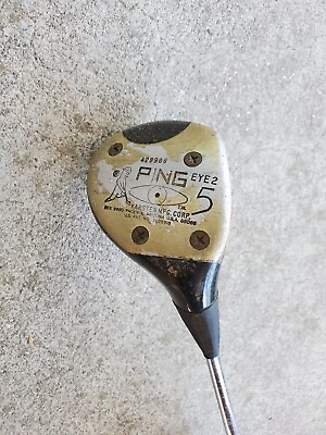 #ad Ping Eye 2 #5 Driver Black Dot Right Hand Steel Shaft USED Golf Club $9.68