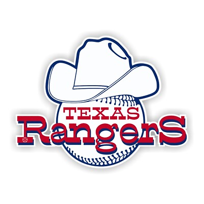 #ad Texas Rangers Retro Precision Cut Decal $11.99