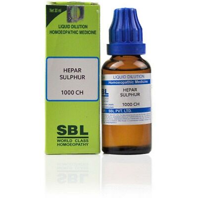 #ad SBL Homeopathic Hepar Sulphur 30 ML Select Potency $12.99
