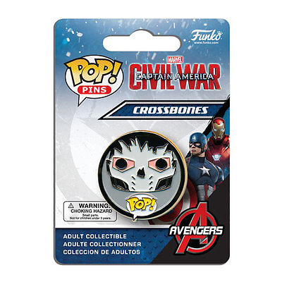 #ad Funko POP Pin Captain America: Civil War CROSSBONES 1.25 inch New $5.89