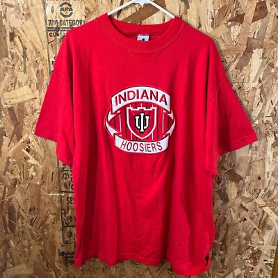 #ad Vintage 90’s Indiana Hoosiers T Shirt Size XL $25.00