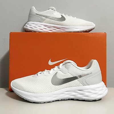 #ad Nike Wmns Nike Revolution 6 NN “White Metallic Silver” Women’s Size 9.5 Shoes $68.99