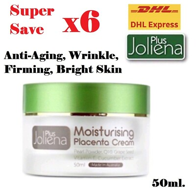 #ad x6 Joliena Plus Placenta Cream Moisturizing Anti Aging Wrinkle Skin Care 50ml M3 $257.54