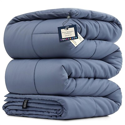 #ad BELADOR Queen Comforter All Season Duvet Insert Queen Size Bed Comforter Down $18.00