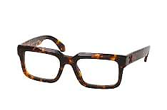 #ad NEW Off White Style 42 Havana Blue Block Light Havana Eyeglasses $194.33