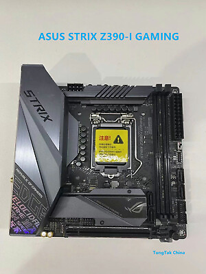 Asus Desktop Motherboard ROGSTRIX Z390 I GAMING LGA1151 Intel Z390 USB3.1 TESTED $199.00