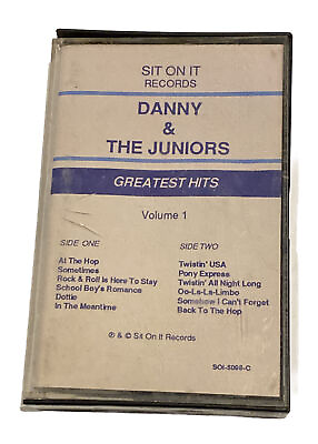 #ad SIT ON IT RECORDS DANNY amp; THE JUNIORS GREATEST HITS VOLUME 1 CASSETTE $24.90