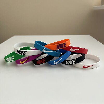 #ad Nike Silicone Bracelet One Size Fits All Wristband $4.99