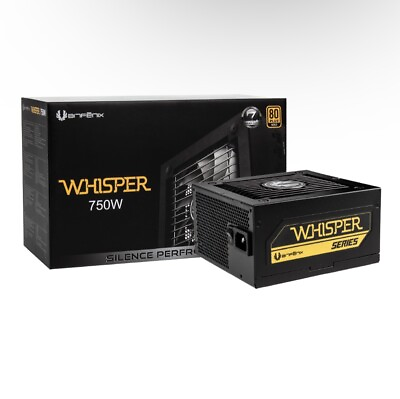 #ad #ad BitFenix Whisper BWG750M 750W 80 Plus Gold Fully Modular Power Supply PC316766 $85.00