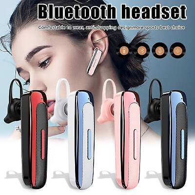 #ad Single Bluetooth Headset In Ear Business Long Standby Sports Headphones $1.69