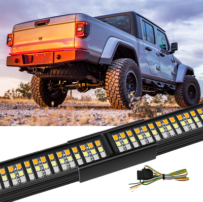 #ad 60quot; Tailgate LED Strip Bar Truck Brake Turn Signal Tail Light For Jeep Gladiator $65.29