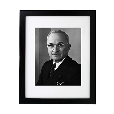 #ad President Harry S. Truman Portrait Framed amp; Matted Photo Picture Photograph $58.00