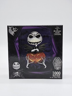 #ad Disney The Nightmare Before Christmas 30th Anniversary Jigsaw 1000 pc Puzzle NEW $13.99