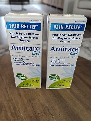 #ad Sealed In Box 2 Boiron Arnicare Arnica Gel Pain Relief Exp 2 22 2.6 OZ $12.00