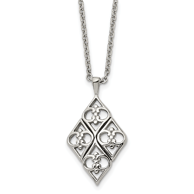 #ad Chisel Stainless Steel Polished Pendant on a 20 inch Cable Chain Necklace SRN132 $36.90