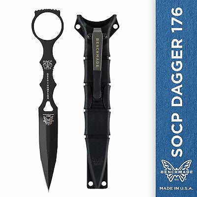 #ad Benchmade SOCP Dagger 176BK Skelentonized Dagger with Black Sheath $117.00