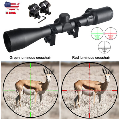 #ad 3 9x40 EG Hunting Rifle Scopes Tactical Optics Scope Mil Dot Sights Rangefinder $29.99