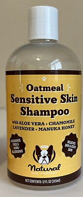 #ad Natural Oatmeal Sensitive Skin Shampoo for Dogs 12 oz. Sealed $18.04