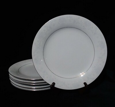 #ad 6 CHINA PEARL FINE CHINA quot;ANNIEquot; DINNER PLATE 10.5quot; $58.13