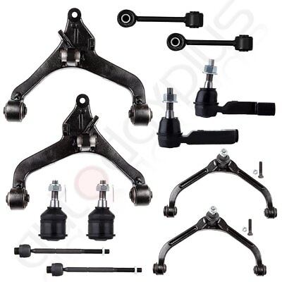 #ad 12PCS Sway Bar Link Tie Rod Control Arm amp; Ball Joint Fits 2002 2004 Jeep Liberty $257.44