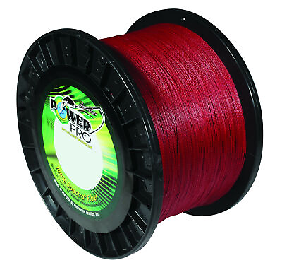#ad Power Pro Spectra Vermilion Red Braided Line Premium Strong Red Braided Line $127.68
