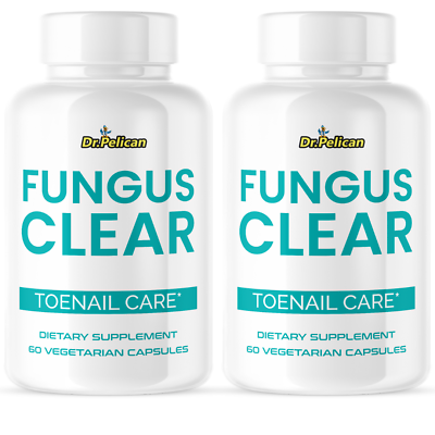 #ad Fungus Clear Skin amp; Nail Support 2 Bottles 120 Capsules $64.99