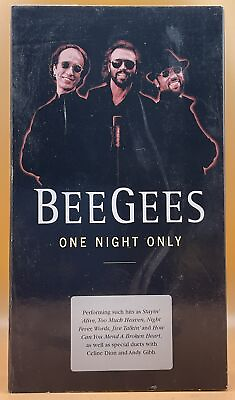 #ad The Bee Gees One Night Only VHS 1998 **Buy 2 Get 1 Free** $3.79