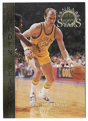 #ad RICK BARRY 1996 97 Topps NBA Stars Golden Season #55 Golden State Warriors $1.25